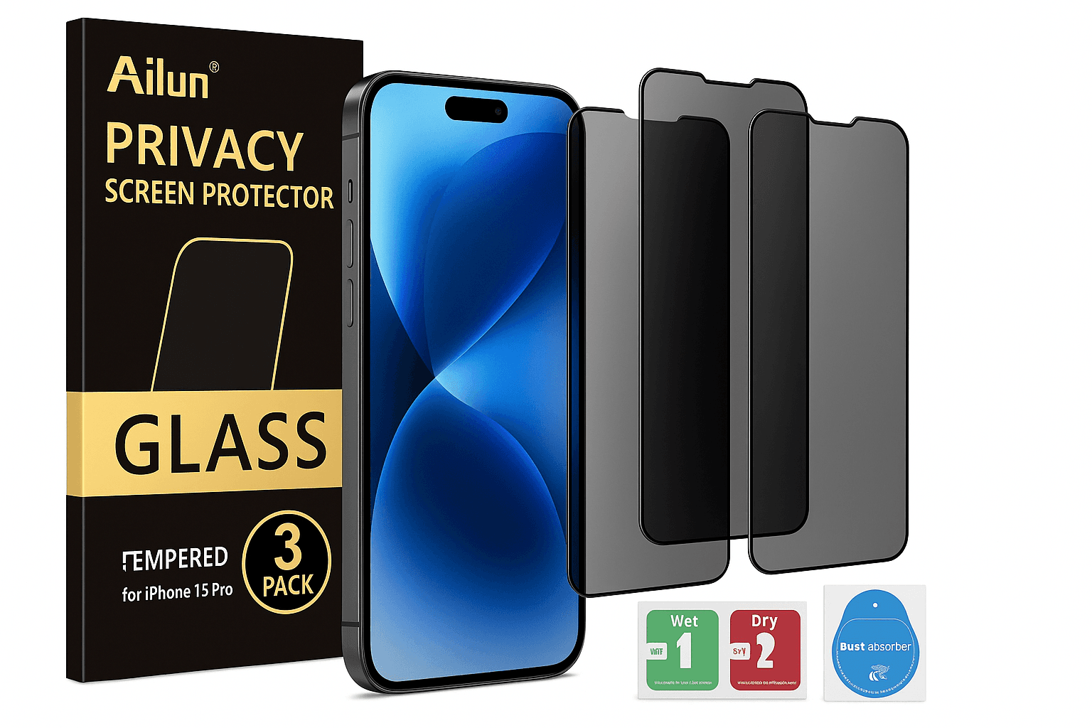 Ailun Privacy Screen Protector for iPhone 16/15/15 Pro (6.1-Inch) Review: Affordable Everyday Privacy and Protection