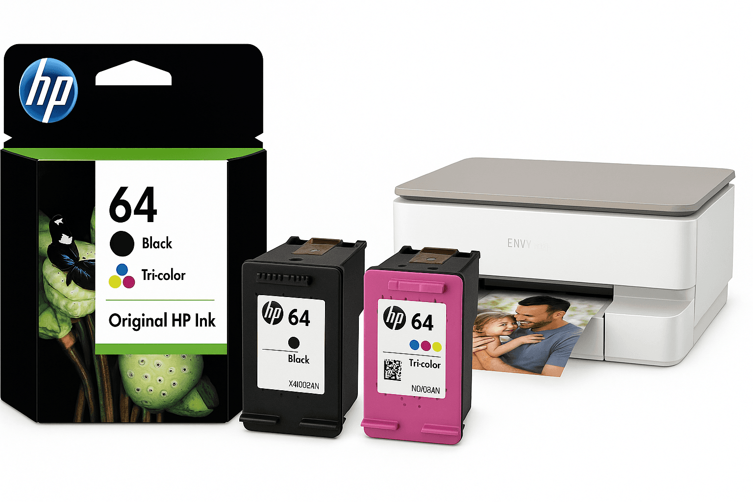 HP 64 Black & Tri-Color Ink Cartridges (Combo Pack) Review: Reliable OEM Ink for Everyday Printing